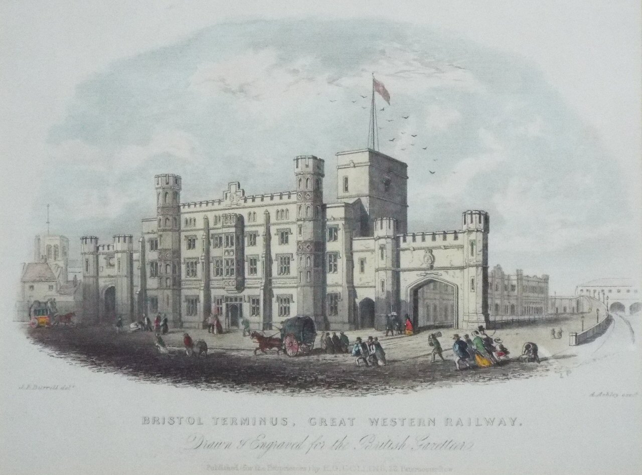 Print - Bristol Terminus, Great Western Railway. - Ashley